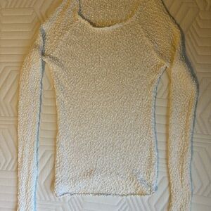 Hinge White Sweater Minimalist Core